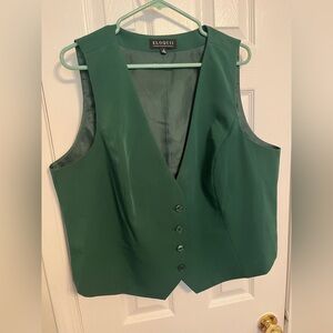 Eloquii Emerald Green Vest